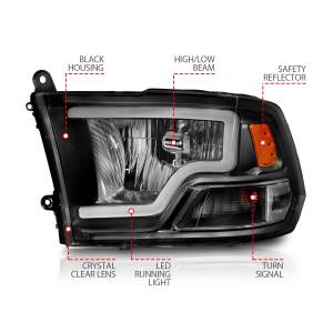 Anzo USA - Anzo USA 111515 Crystal Headlight Set - Image 4