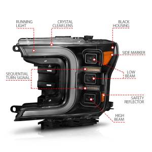 Anzo USA - Anzo USA 111519 LED Projector Headlight - Image 4