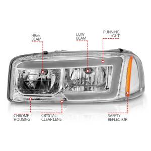 Anzo USA - Anzo USA 111523 Crystal Headlight Set - Image 4