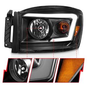 Anzo USA - Anzo USA 111524 Crystal Headlight Set - Image 3