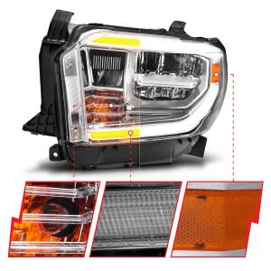 Anzo USA - Anzo USA 111534 LED Crystal Headlight Set - Image 3