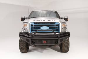 Fab Fours - Fab Fours FS11-S2562-1 Black Steel Front Ranch Bumper - Image 1