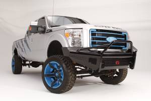 Fab Fours - Fab Fours FS11-S2562-1 Black Steel Front Ranch Bumper - Image 2