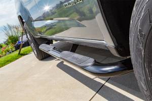 Dee Zee - Dee Zee DZ372529 Textured Black Steel Side Steps 4 in. Oval Cab Length - Image 5