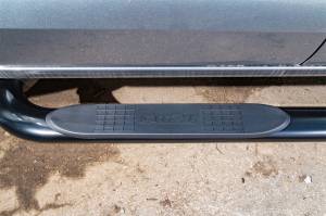 Dee Zee - Dee Zee DZ372529 Textured Black Steel Side Steps 4 in. Oval Cab Length - Image 6