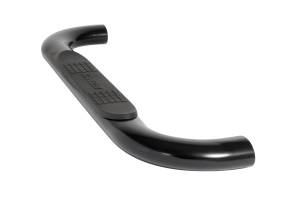 Dee Zee - Dee Zee DZ372519 Textured Black Steel Side Steps 4 in. Oval Cab Length - Image 1