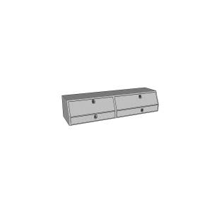 Westin - Westin 80-TBS200-88D-BD Brute Contractor TopSider Tool Box - Image 2