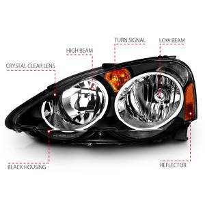 Anzo USA - Anzo USA 121209 Crystal Headlight Set - Image 4