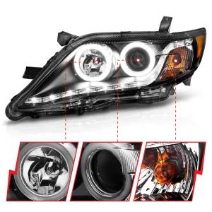 Anzo USA - Anzo USA 121442 Crystal Headlight Set w/Halo - Image 3