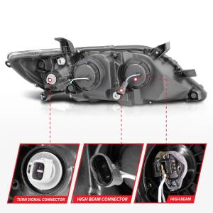 Anzo USA - Anzo USA 121442 Crystal Headlight Set w/Halo - Image 5
