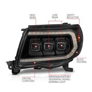 Anzo USA - Anzo USA 111581 LED Projector Headlight - Image 4