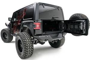 Fab Fours - Fab Fours JL18-Y1851-B Heavy Duty Rear Bumper - Image 2