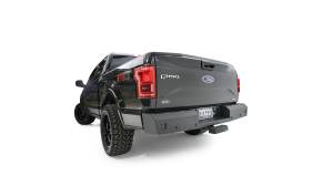 Fab Fours - Fab Fours FF15-RT3250-1 Red Steel Rear Bumper - Image 2