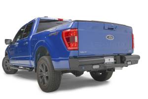 Fab Fours - Fab Fours FF21-T5050-1 Black Steel Rear Bumper - Image 2