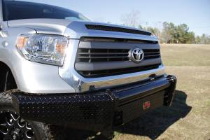 Fab Fours - Fab Fours TT14-K2861-1 Black Steel Front Bumper - Image 1