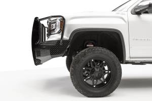 Fab Fours - Fab Fours GS16-K3960-1 Black Steel Front Bumper - Image 4
