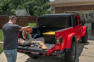 Rugged Ridge - Rugged Ridge 13550.24 Armis Hard Folding w/LINE-X Bed Cover - Image 18
