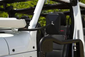 Rugged Ridge - Rugged Ridge 11025.26 Rectangular Trail Mirror Kit - Image 5