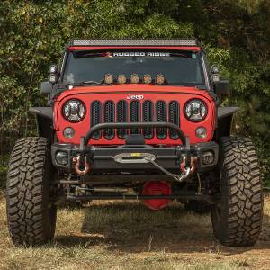 Rugged Ridge - Rugged Ridge 11549.13 Arcus Front Bumper Set - Image 3