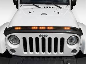 Rugged Ridge - Rugged Ridge 11350.31 Lightshield Hood Guard - Image 4