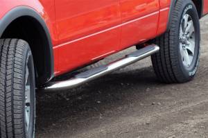 Dee Zee - Dee Zee DZ374333 Stainless Steel Side Steps 3 in. Round Cab Length - Image 4