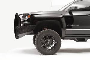 Fab Fours - Fab Fours CS16-K3860-1 Black Steel Front Bumper - Image 4