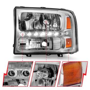 Anzo USA - Anzo USA 111088 Crystal Headlight Set - Image 3