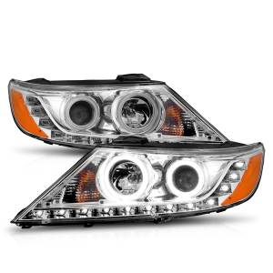 Anzo USA - Anzo USA 111249 Crystal Headlight Set w/Halo - Image 2