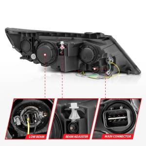 Anzo USA - Anzo USA 111249 Crystal Headlight Set w/Halo - Image 5
