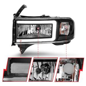Anzo USA - Anzo USA 111554 LED Crystal Headlight Set - Image 3