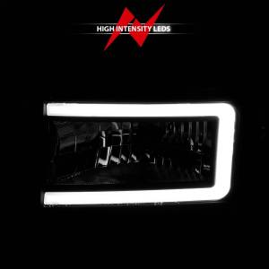Anzo USA - Anzo USA 111554 LED Crystal Headlight Set - Image 6