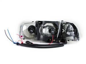 Anzo USA - Anzo USA 111207 Crystal Headlight Set w/Halo - Image 2