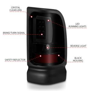 Anzo USA - Anzo USA 311340 LED Tail Light Assembly - Image 2