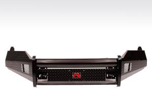 Fab Fours - Fab Fours DR09-K2461-1 Black Steel Front Ranch Bumper - Image 1