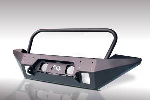 Fab Fours - Fab Fours JK07-B1858-B FMJ Full Width Winch Front Bumper - Image 1