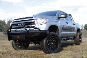 Fab Fours - Fab Fours TT14-K2862-1 Black Steel Front Bumper - Image 3