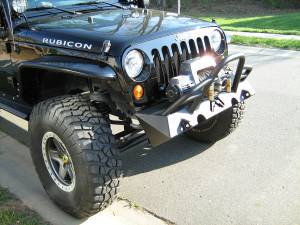 Fab Fours - Fab Fours JK07-B1854-1 Hardcore Stubby Winch Front Bumper - Image 2