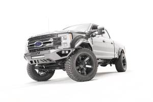 Fab Fours - Fab Fours FS17-V4161-B Open Fender Front Bumper - Image 3