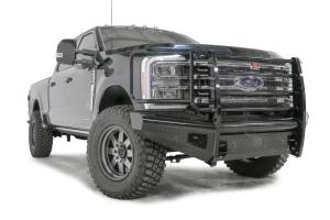 Fab Fours - Fab Fours FS23-S5960-1 Black Steel Front Bumper - Image 5