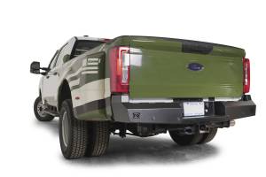 Fab Fours - Fab Fours FS23-RT5950-1 Red Steel Rear Bumper - Image 1