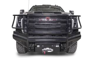 Fab Fours - Fab Fours GM24-S6260-1 Black Steel Front Bumper - Image 2