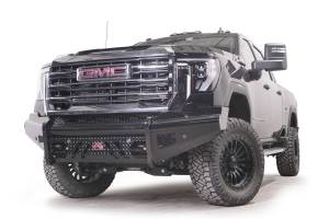 Fab Fours - Fab Fours GM24-S6261-1 Black Steel Front Bumper - Image 1