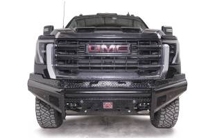 Fab Fours - Fab Fours GM24-S6261-1 Black Steel Front Bumper - Image 2