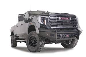 Fab Fours - Fab Fours GM24-S6261-1 Black Steel Front Bumper - Image 3