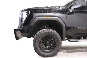 Fab Fours - Fab Fours GM24-S6261-1 Black Steel Front Bumper - Image 4