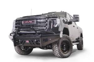 Fab Fours - Fab Fours GM24-S6262-1 Black Steel Front Bumper - Image 1