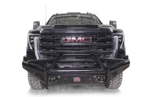 Fab Fours - Fab Fours GM24-S6262-1 Black Steel Front Bumper - Image 2