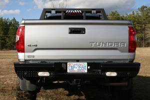 Fab Fours - Fab Fours TT14-T2850-1 Black Steel Ranch Rear Bumper - Image 3