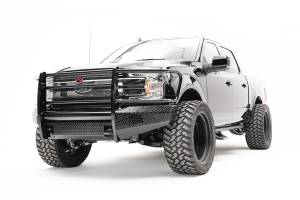 Fab Fours - Fab Fours FF18-K4560-1 Black Steel Front Bumper - Image 2