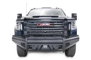 Fab Fours - Fab Fours GM20-Q5061-1 Black Steel Front Bumper - Image 1